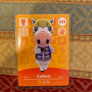 Genuine ACNH amiibo for Colton